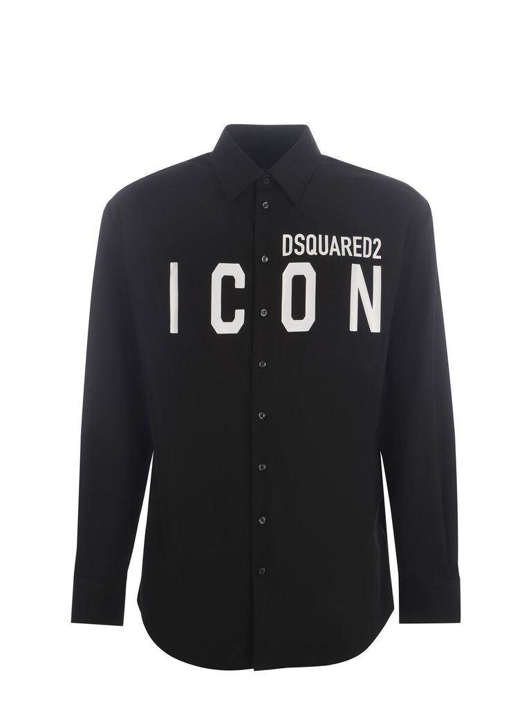 Logo Printed Buttoned Shirt