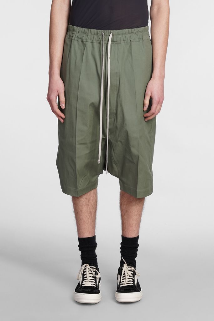 Rick S Pods Shorts In Green Cotton