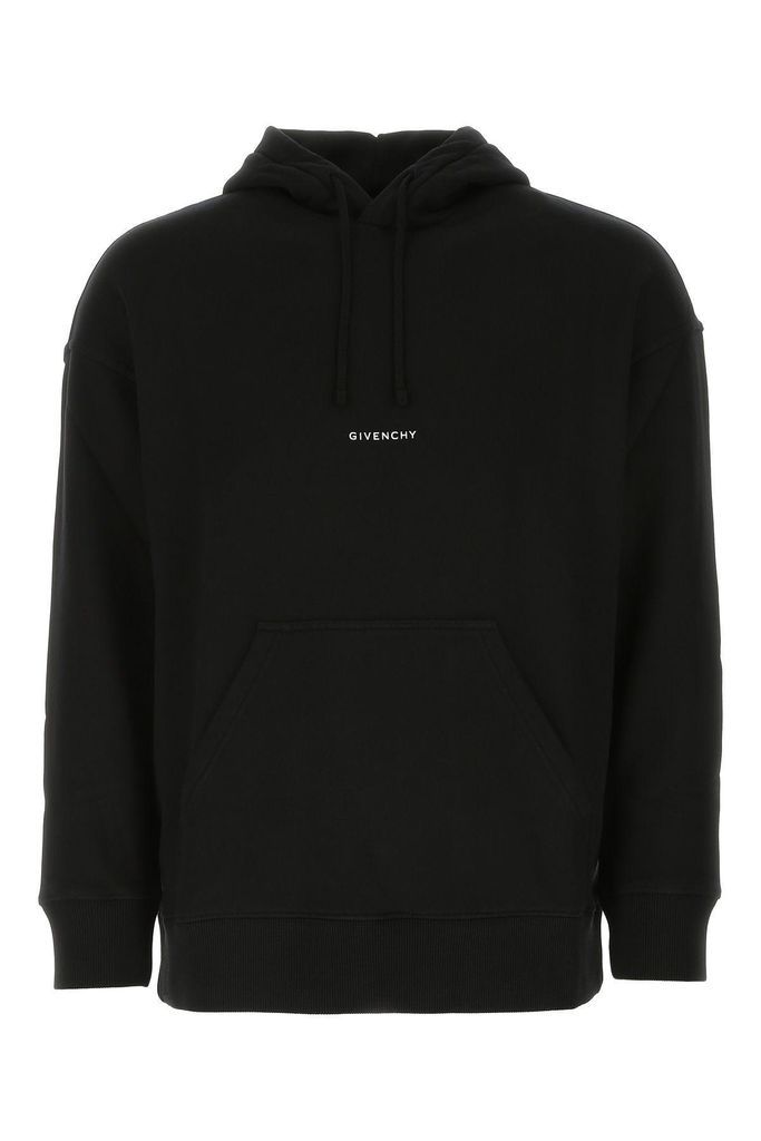 Black Cotton Sweatshirt