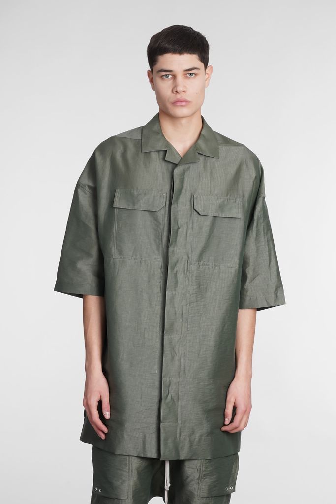 Magnum Tommy Shirt In Green Linen