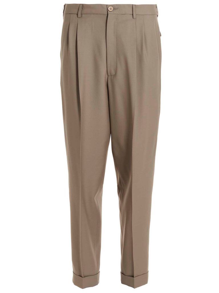 Classic Double Pleated Pants