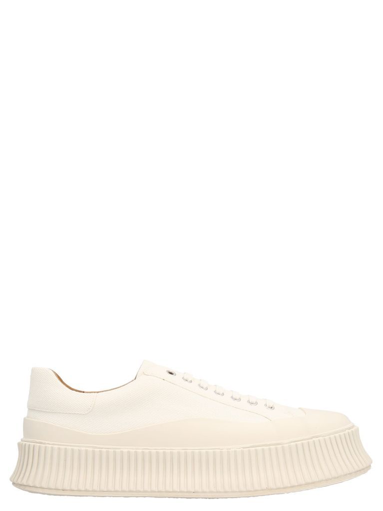 Oversize Sole Canvas Sneakers