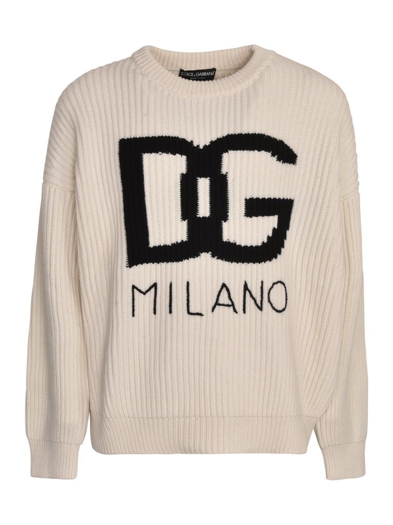 Milano Logo Embroidered Sweater