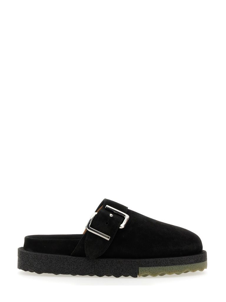 Suede Sandals With Buckle