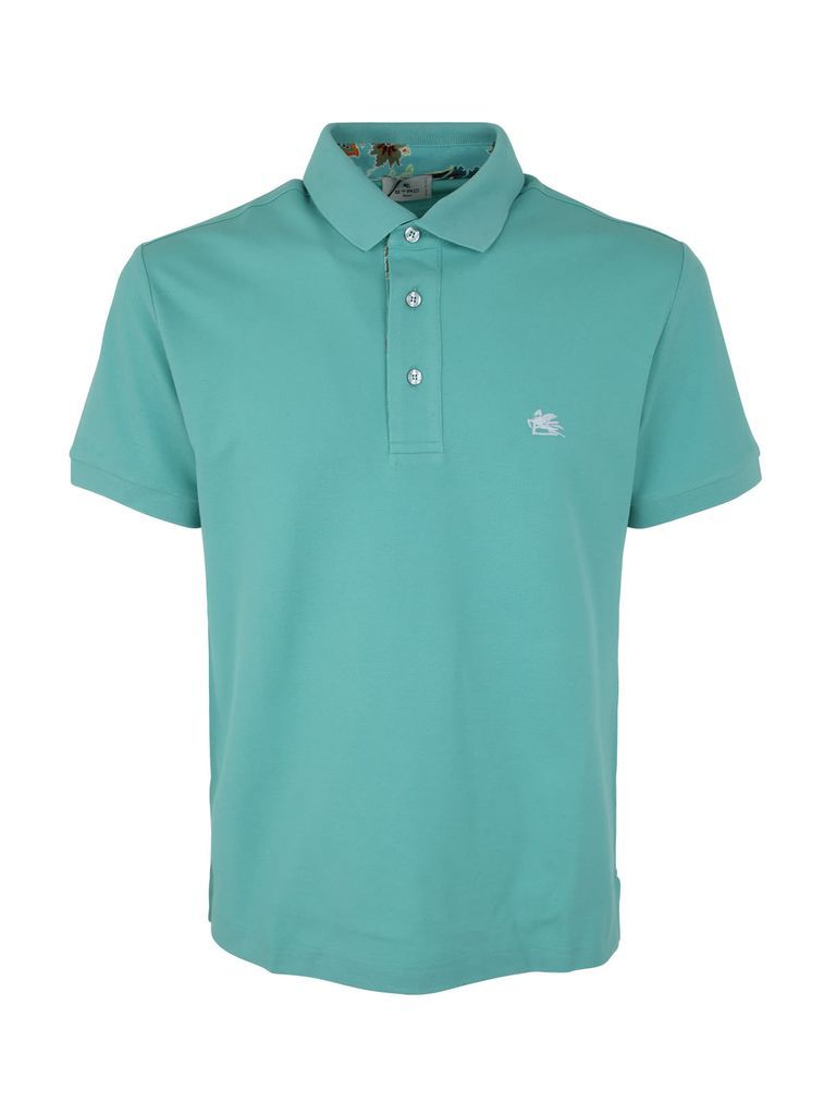 Roma Short Sleeves Polo With Printed Details