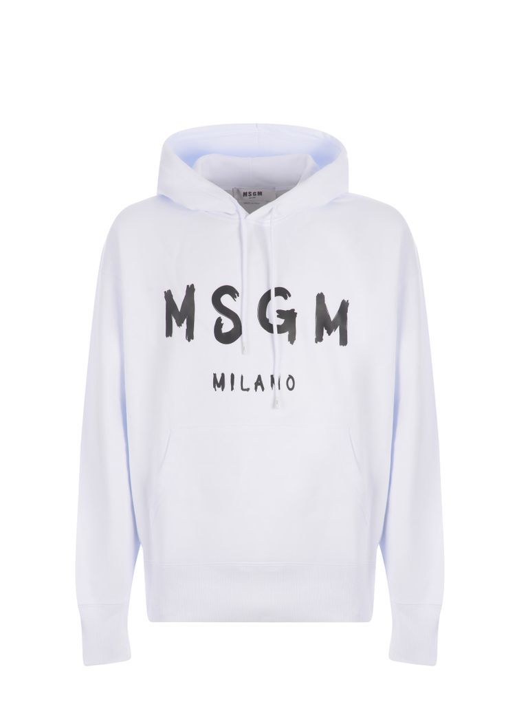 Hooded Sweatshirt Msgm In Cotton
