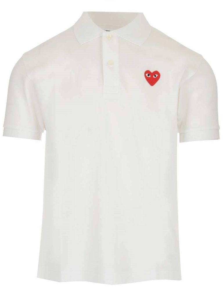 Heart Motif Polo Shirt