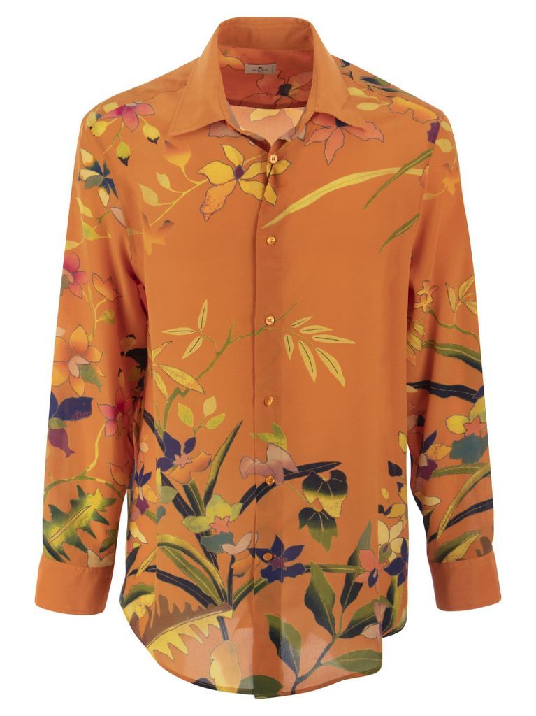 Ramage Floral Silk Shirt