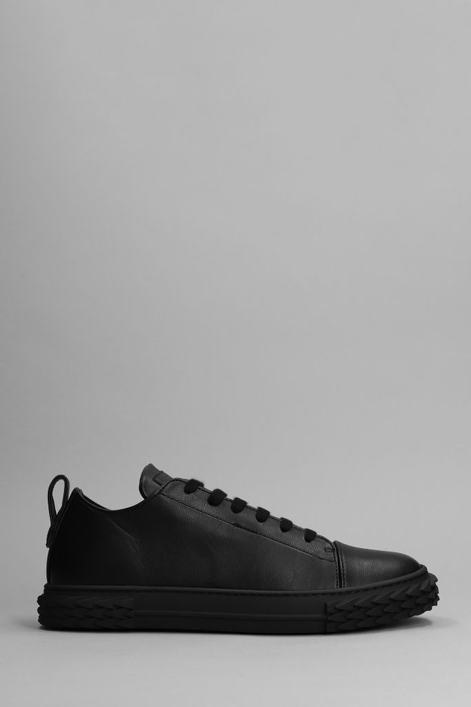 Blabber Sneakers In Black Leather