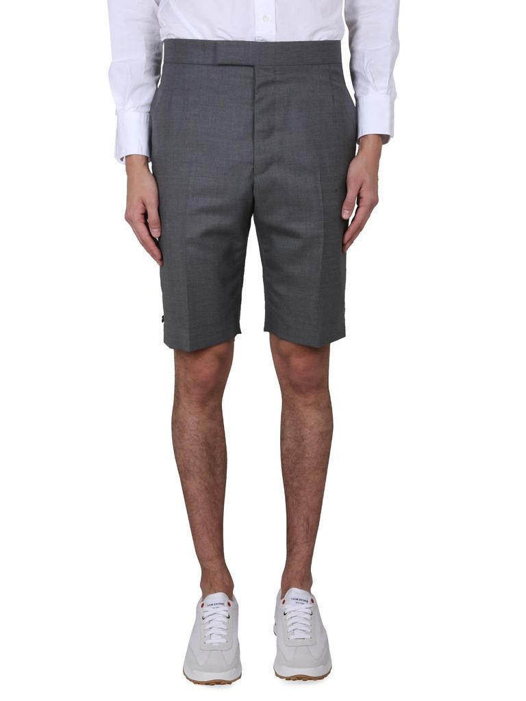 Overcheck Pattern Bermuda Shorts