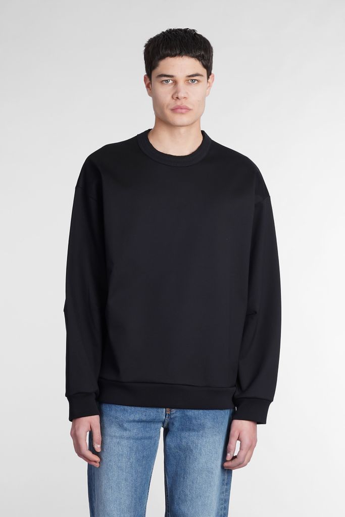 Francis Sweatshirt In Black Cotton
