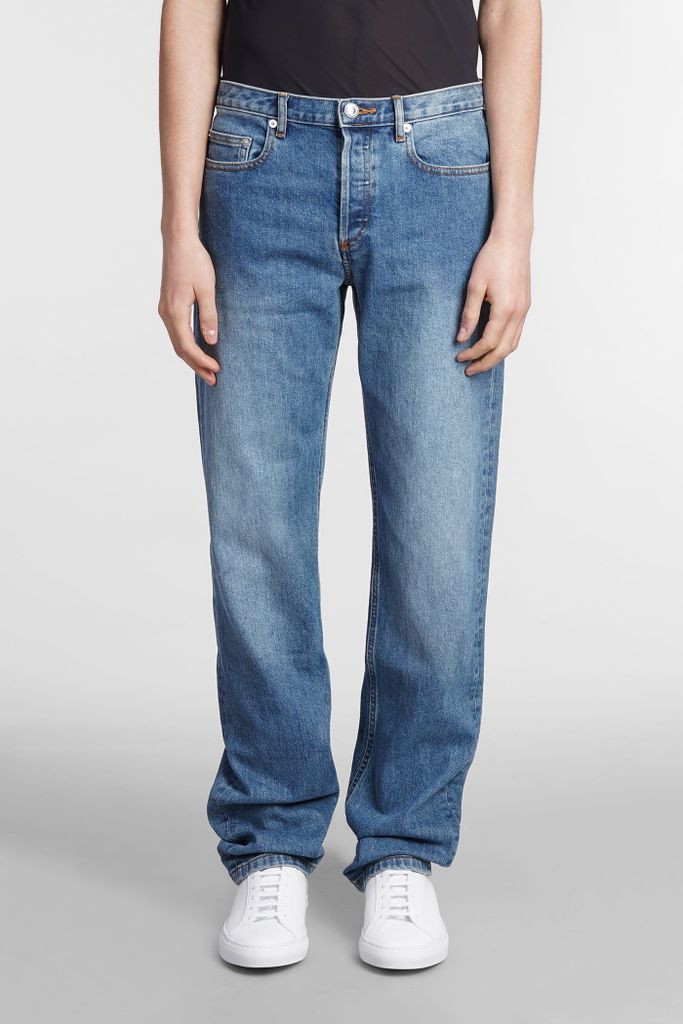 New Standard Jeans In Blue Cotton