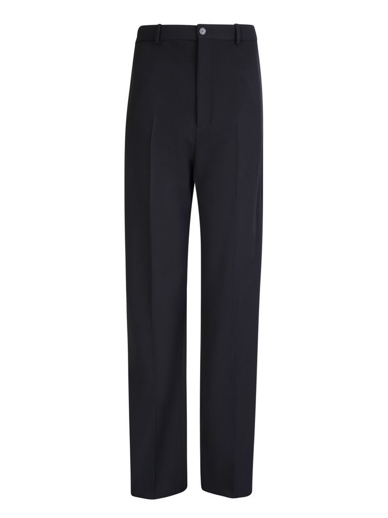 Black Tailored Large Fit Trousers