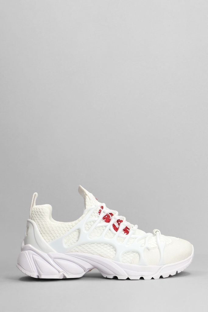 Sneakers In White Polyamide