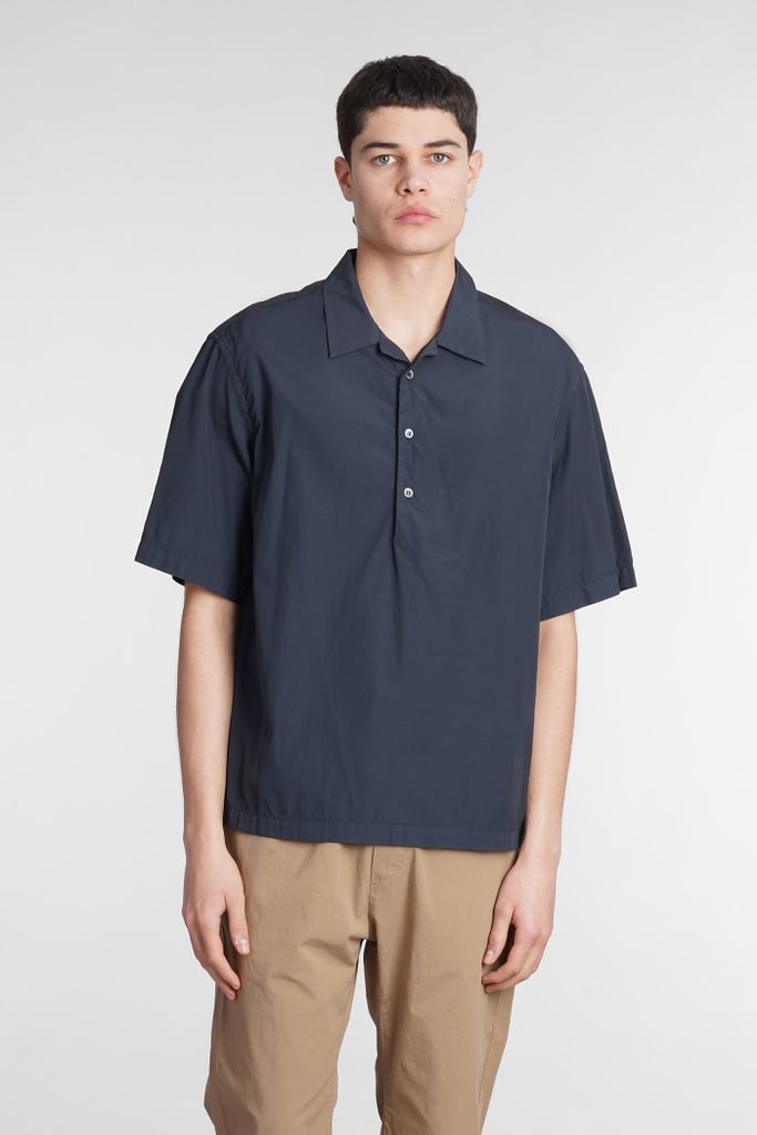 Mola Shirt In Blue Cotton