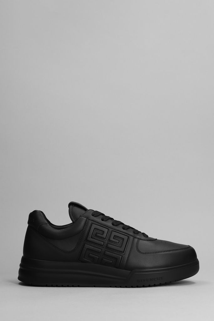 G4 Low Sneakers In Black Leather