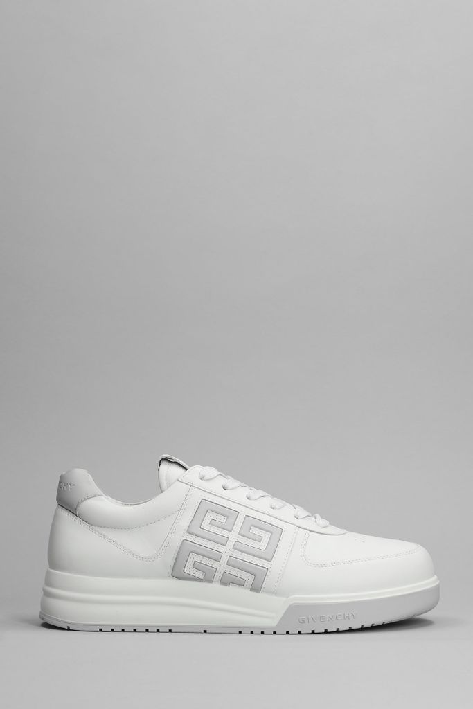 G4 Low Sneakers In White Leather