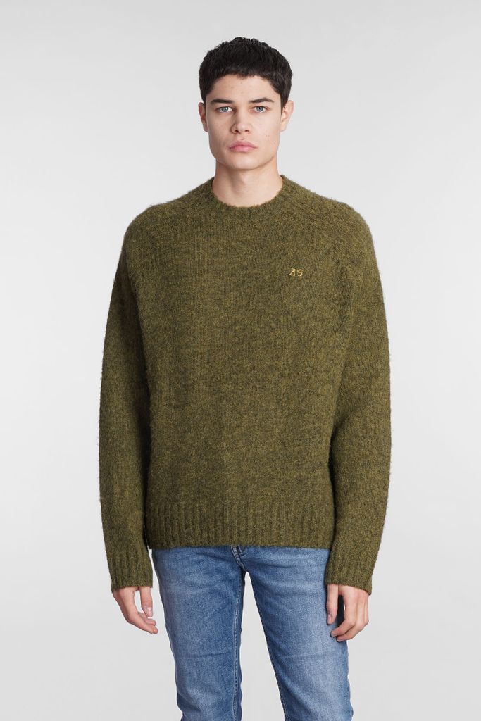 Knitwear In Green Wool