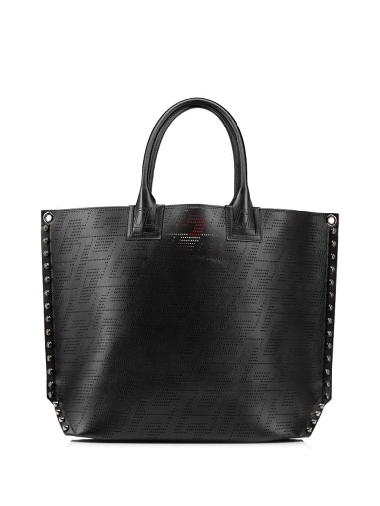 Perforated Calf Leather Tote Bag