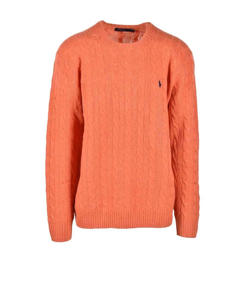 Mens Orange Sweater