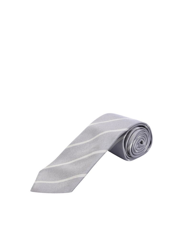 Striped Silk Twill Tie