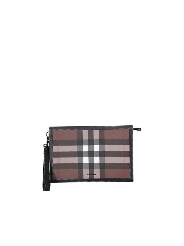 Tartan Patterned Slim Bag