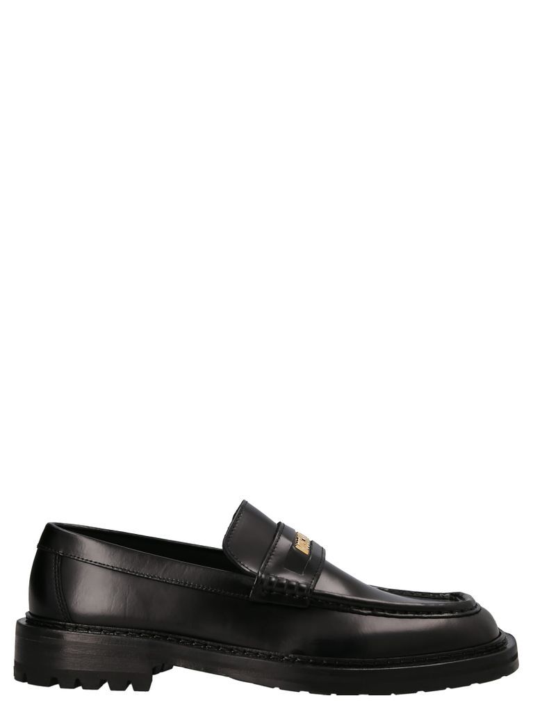 Abrasive Leather Loafers