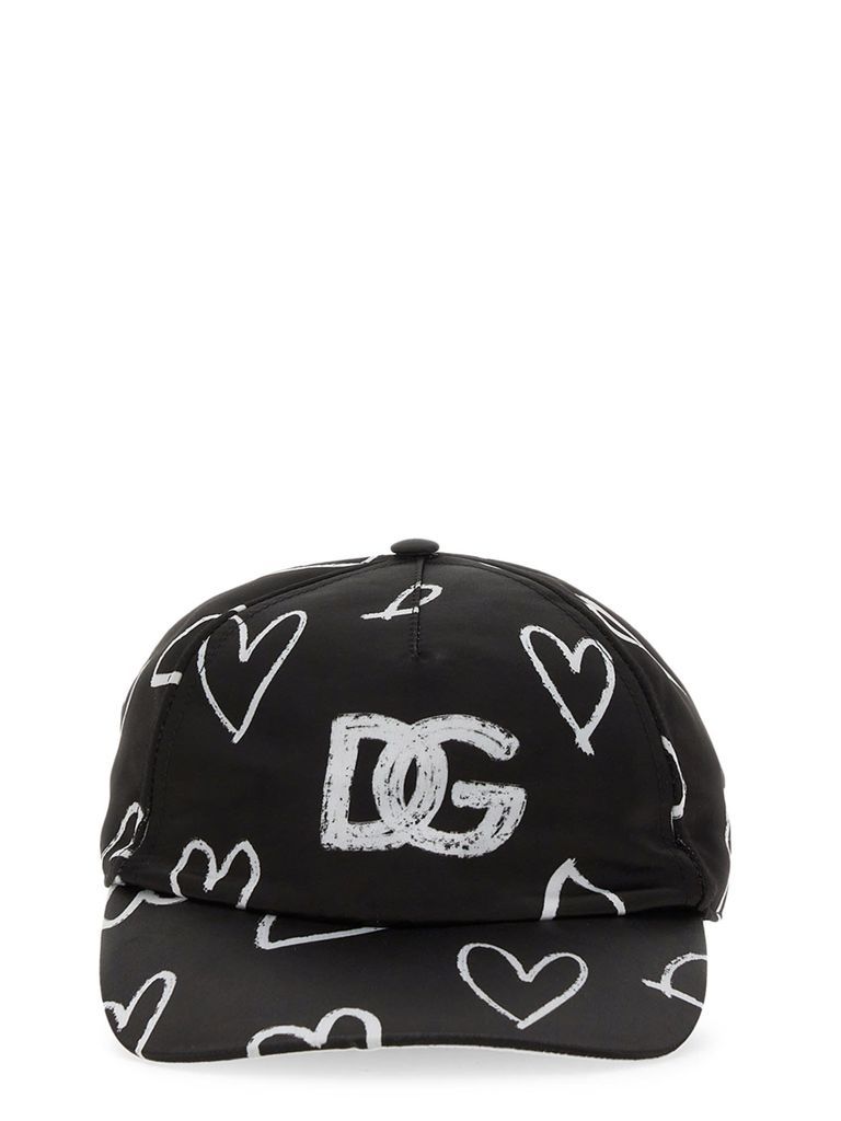 Baseball Hat With Hearts