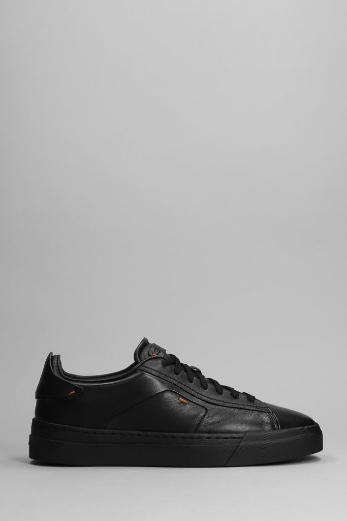 Driz Sneakers In Black Leather