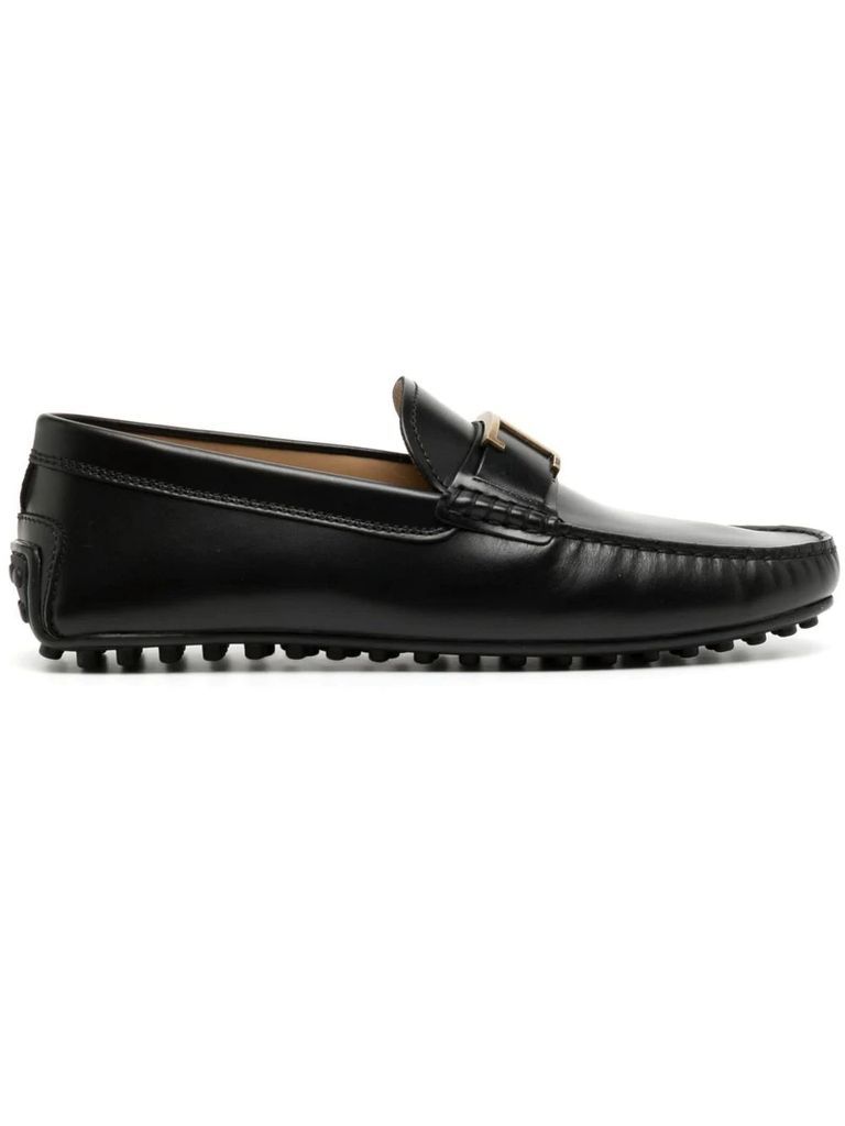 City Gommino Driving Shoes In Black Leather