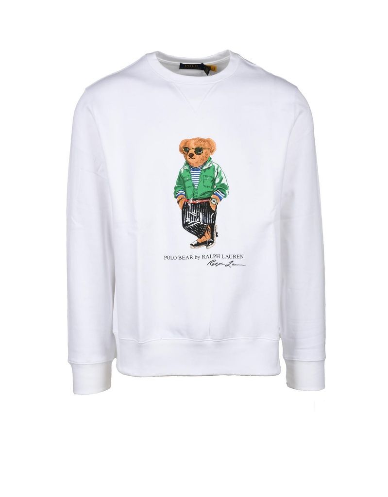 Mens White Sweatshirt