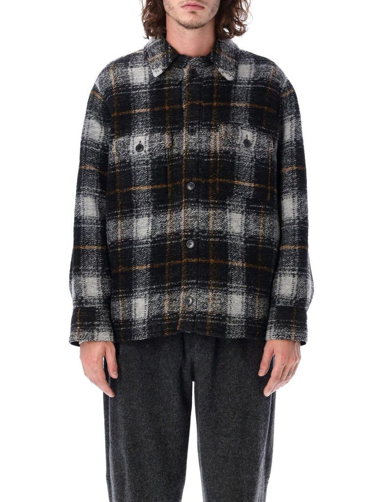 Pocket Patch Checked Shirt Jacket