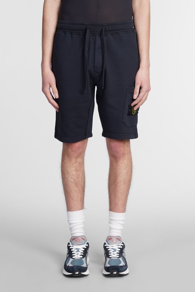 Shorts In Blue Cotton
