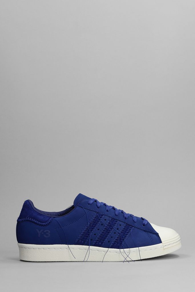 Sneakers In Blue Leather