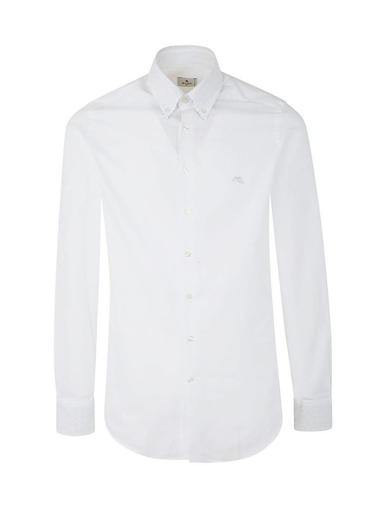 Botton Down With Logo Slim Shirt