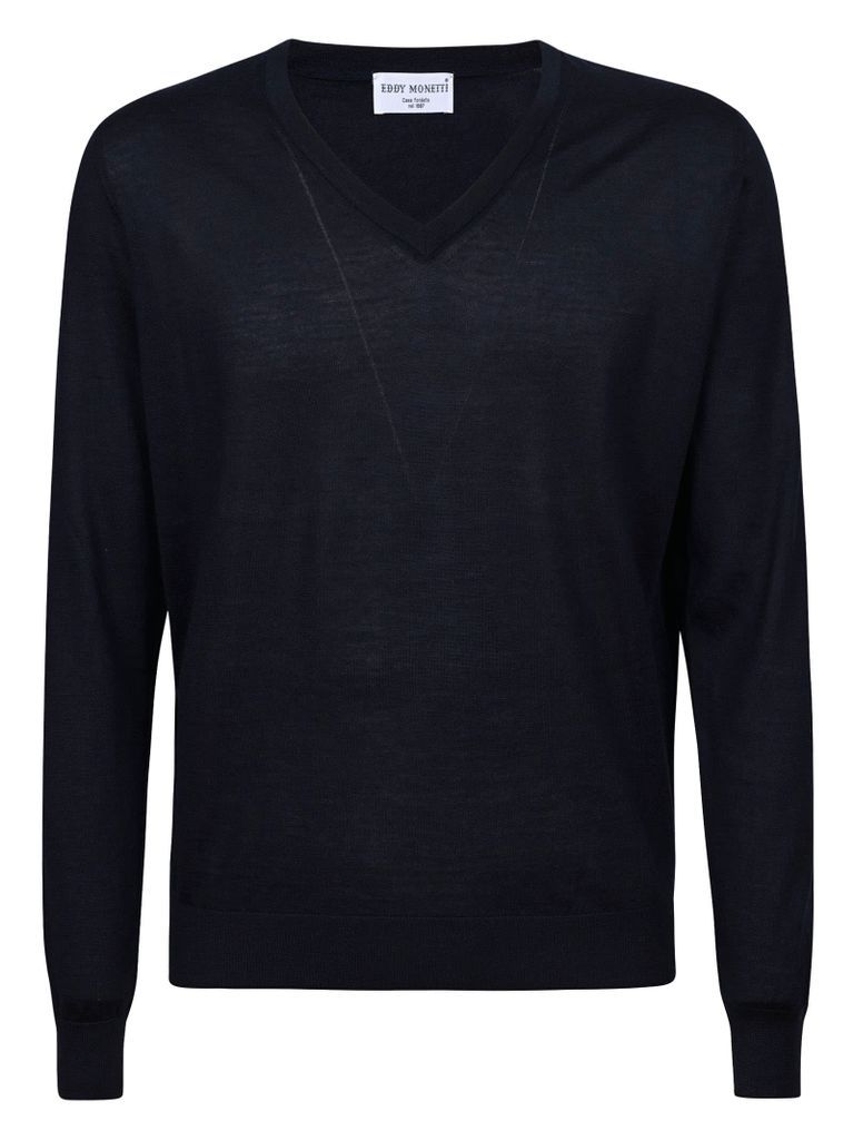 Cashmere & Silk V-Neck Sweater