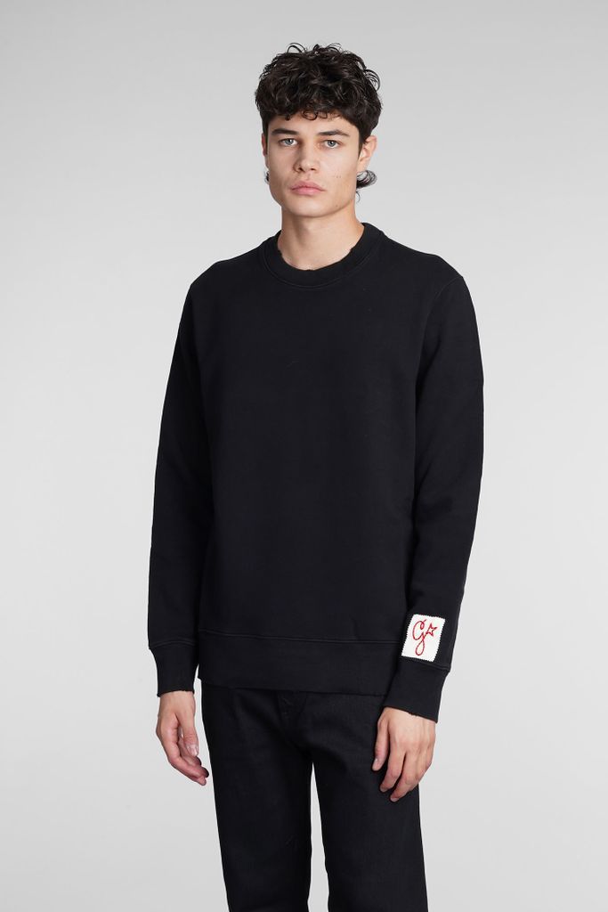 Archibald Sweatshirt In Black Cotton
