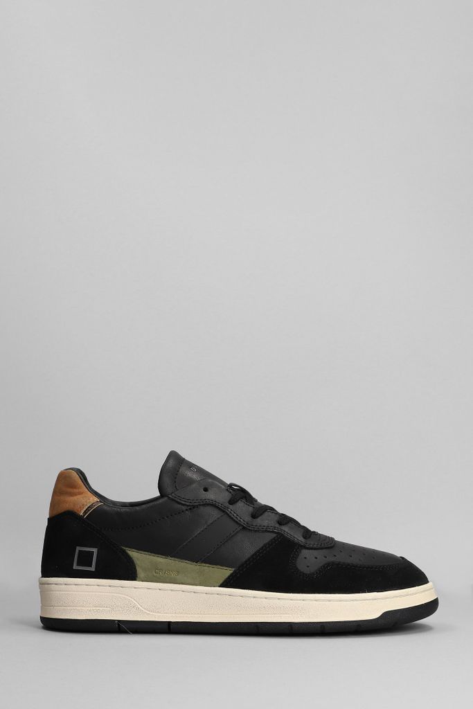 Curt 2.0 Sneakers In Black Suede And Leather