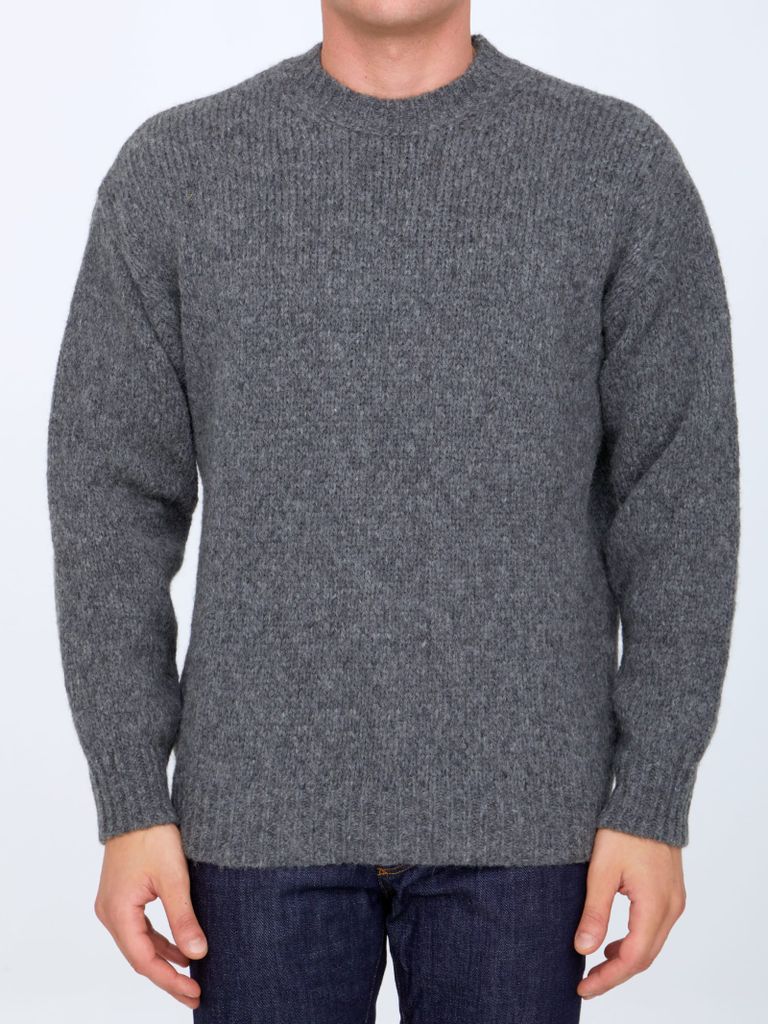 Grey Alpaca Sweater