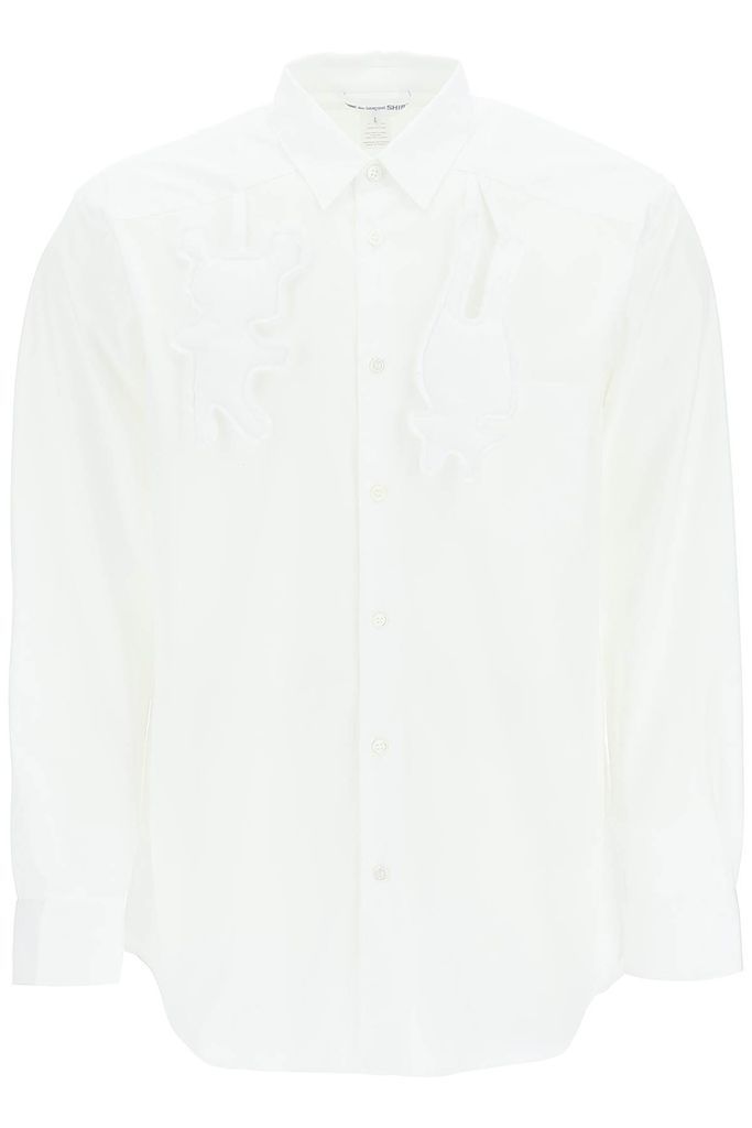 Cotton Shirt With Applications