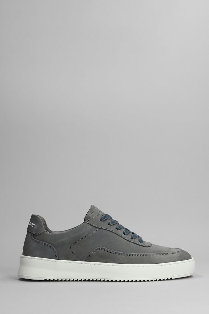 Mondo 2.0 Ripple Sneakers In Grey Nubuck