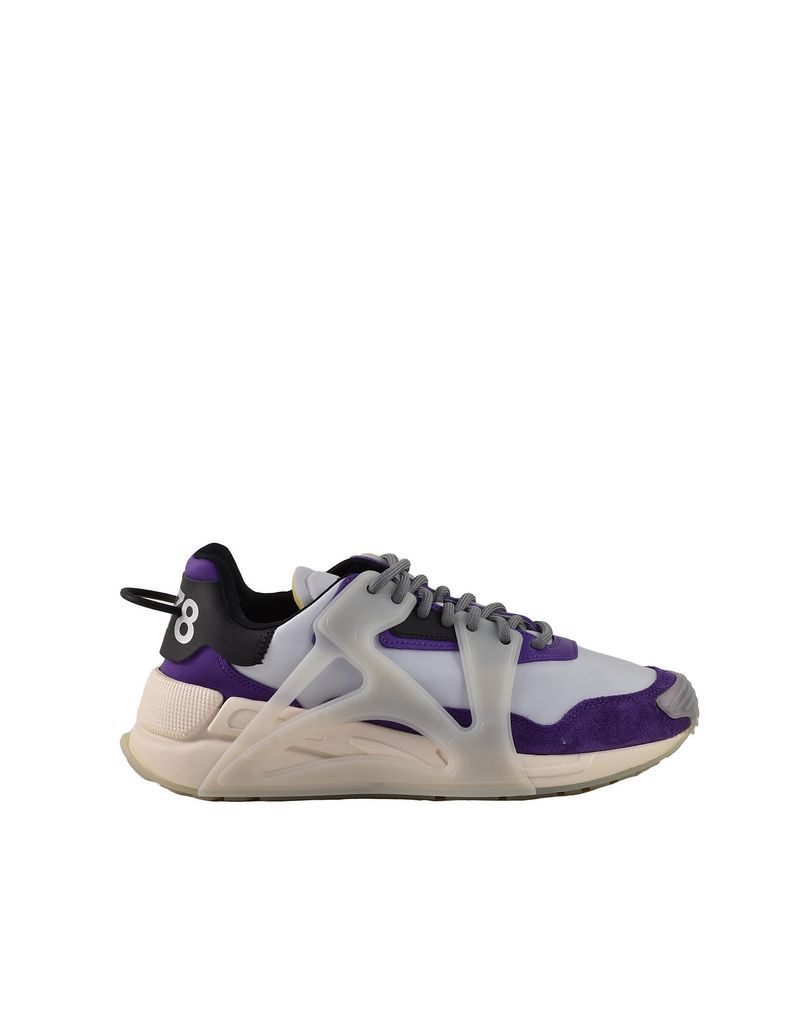 Mens White / Purple Sneakers