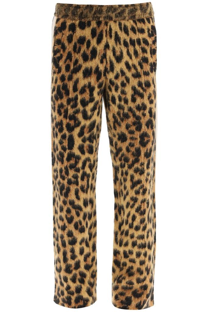 Leopard Jacquard Knit Pants