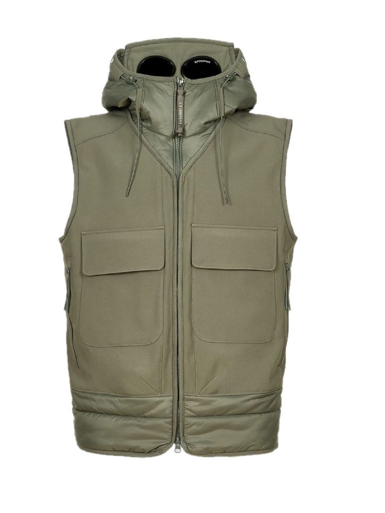 Outerwear Vest In Cp Shell - R Mixed