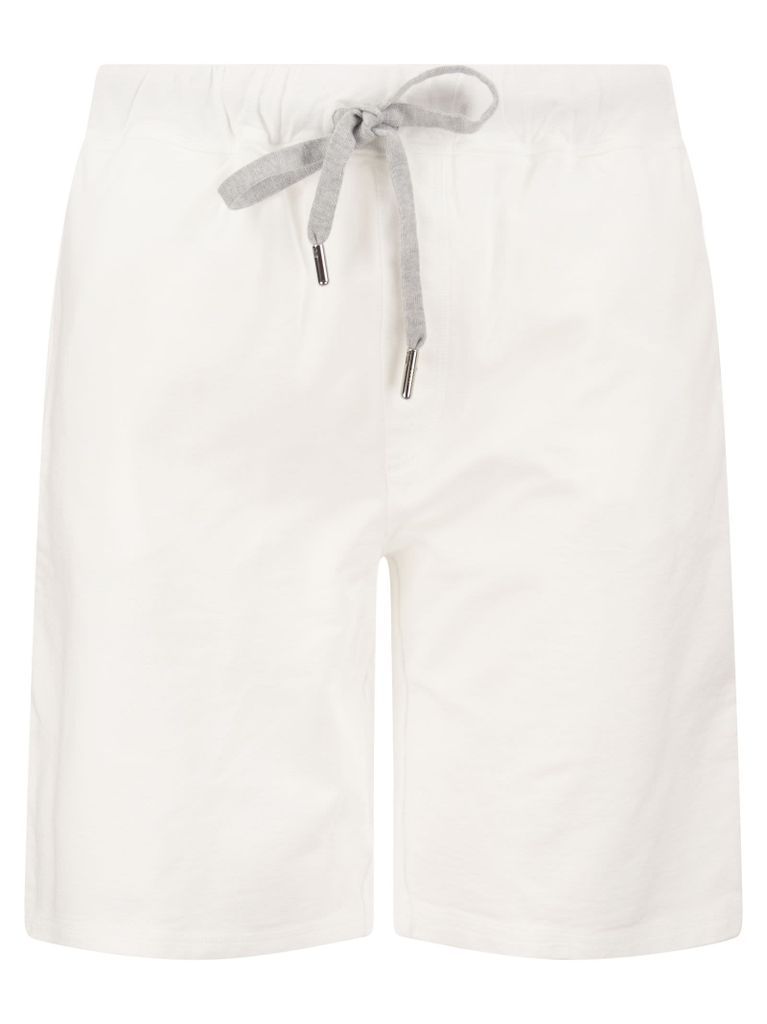 Cotton Shorts With Drawstring