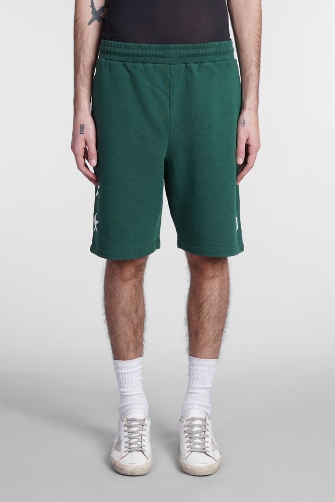 Diego Shorts In Green Cotton