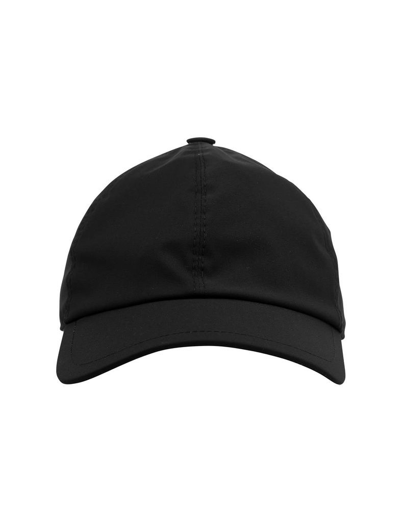 Man Black Technical Fabric Baseball Hat