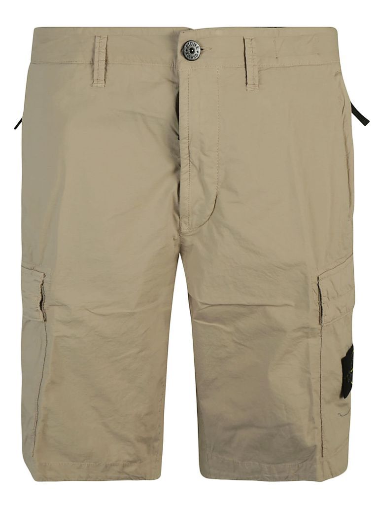 Logo Patched Cargo Shorts