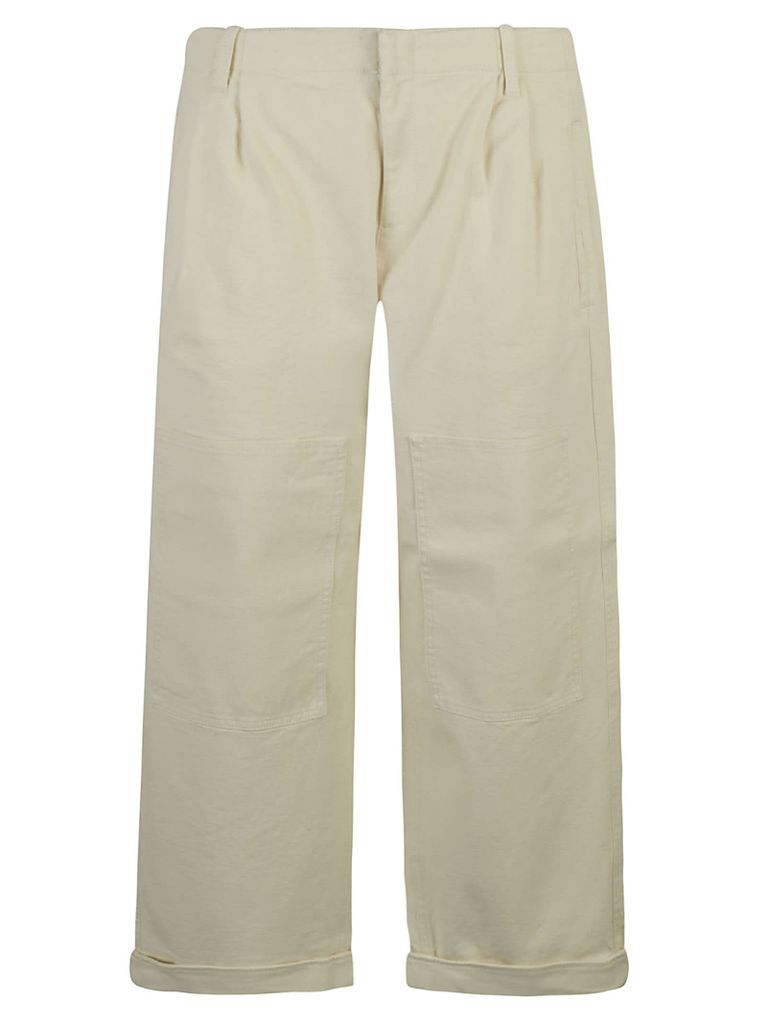 Wide Leg Cropped Trousers