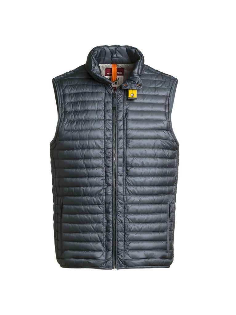 Gino Quilted Vest In Feather